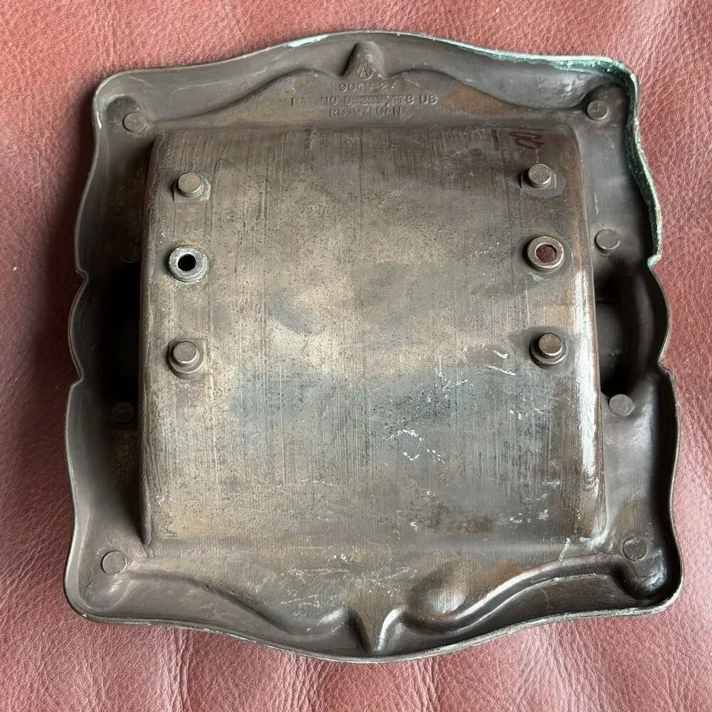 Amerock Carriage House Recessed Toilet Paper Holder Antique Brass 1970s *Fair*